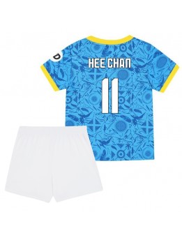 Detské Futbalové oblečenie Wolves Hee-chan Hwang #11 2025-26 Krátky Rukáv - Tretina (+ trenírky)